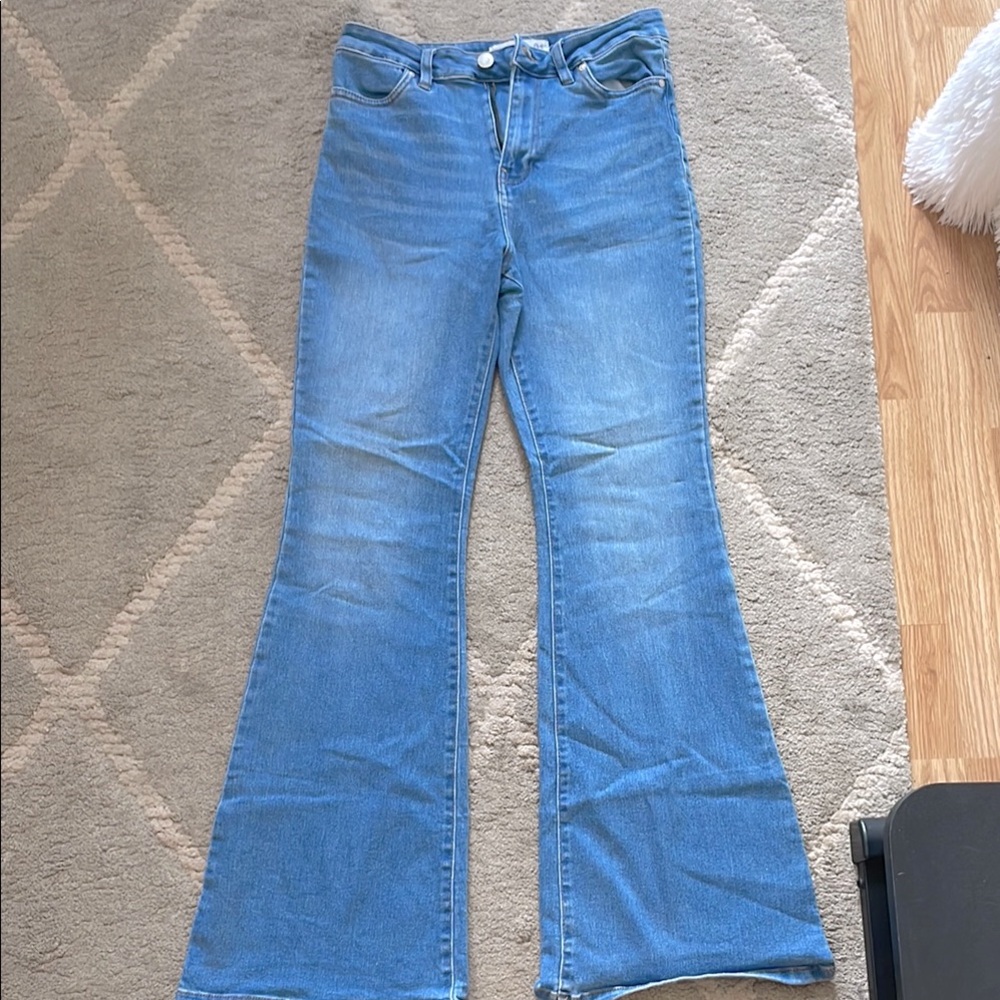 Women's Blue Flared Jeans